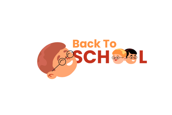 Back to School Boy Group Vector