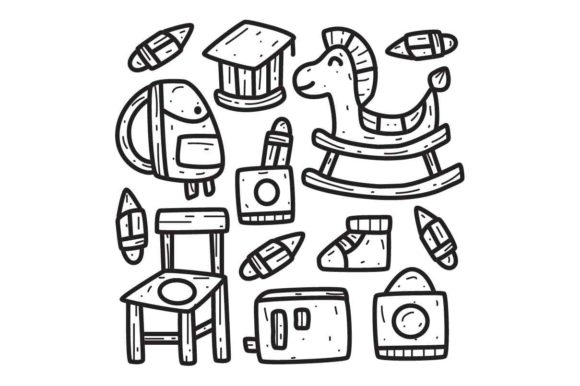 Back to School Doodle Cartoon Design