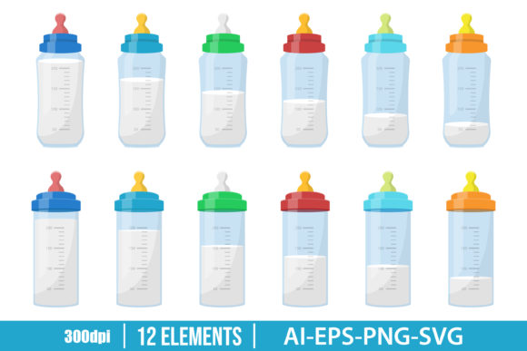 Back to School Elements Clipart Vector