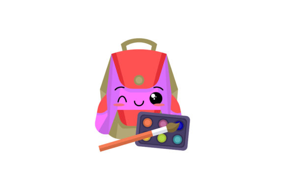Backpack Back to School Design Graphics