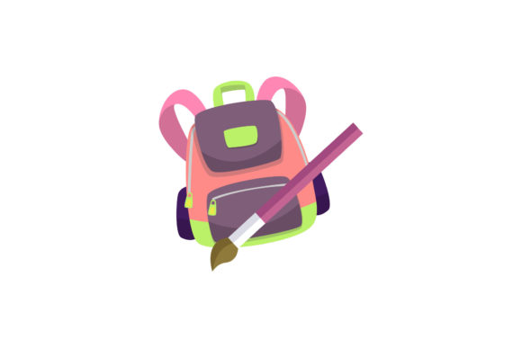 Backpack Back to School Vector Design Graphics