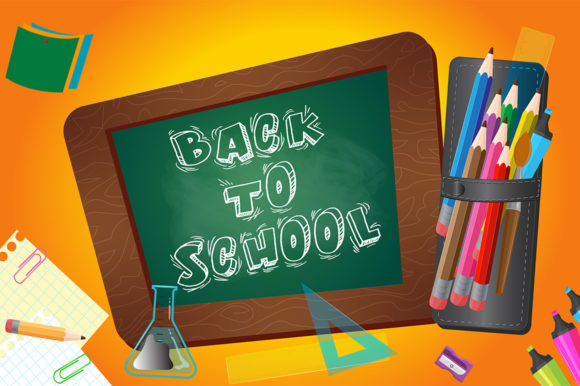 Cool Back to School Background Vector