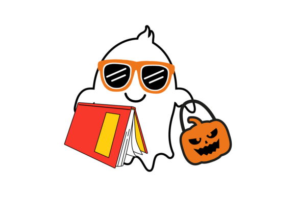 Halloween Back to School Ghost Graphics