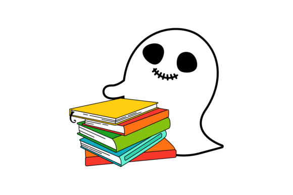Halloween Back to School Ghost Svg Graphics