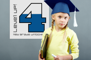 Level Up Grades 1 Through 5 Set for Crafts and Graphics