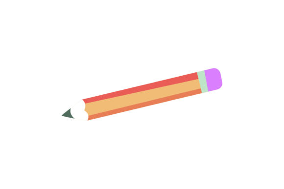 Pencil Back to School Vector Design