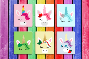 Seasonal Unicorn Crown Set Graphics and Crafts