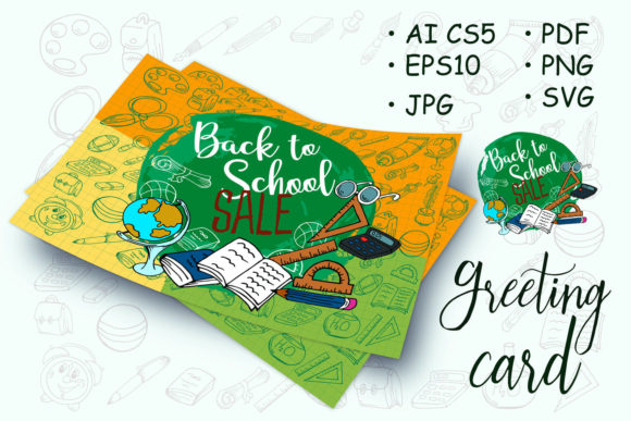 Welcome Back to School. School Supplies